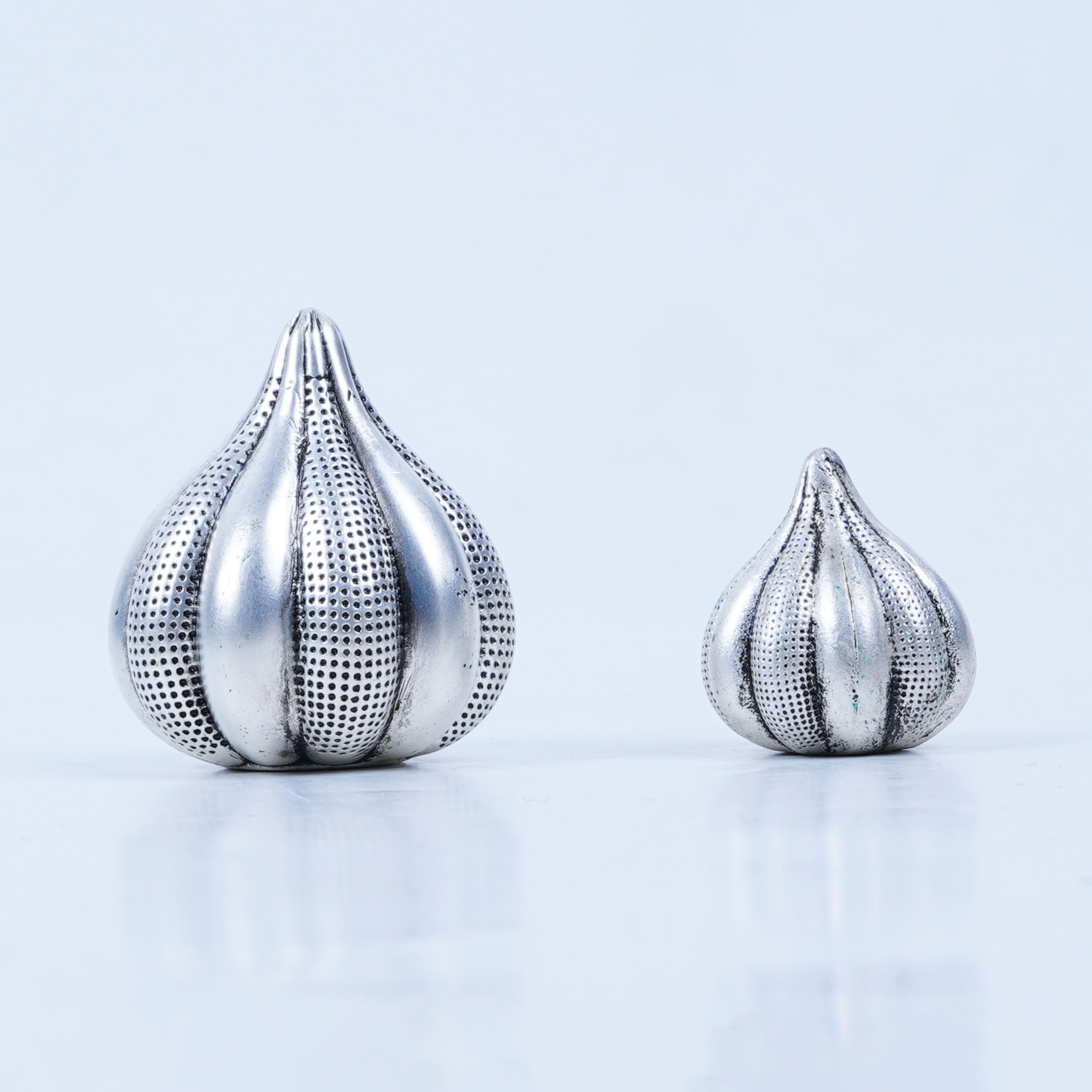 Set of Two Silver Modaks – Divine Elegance by Sabera