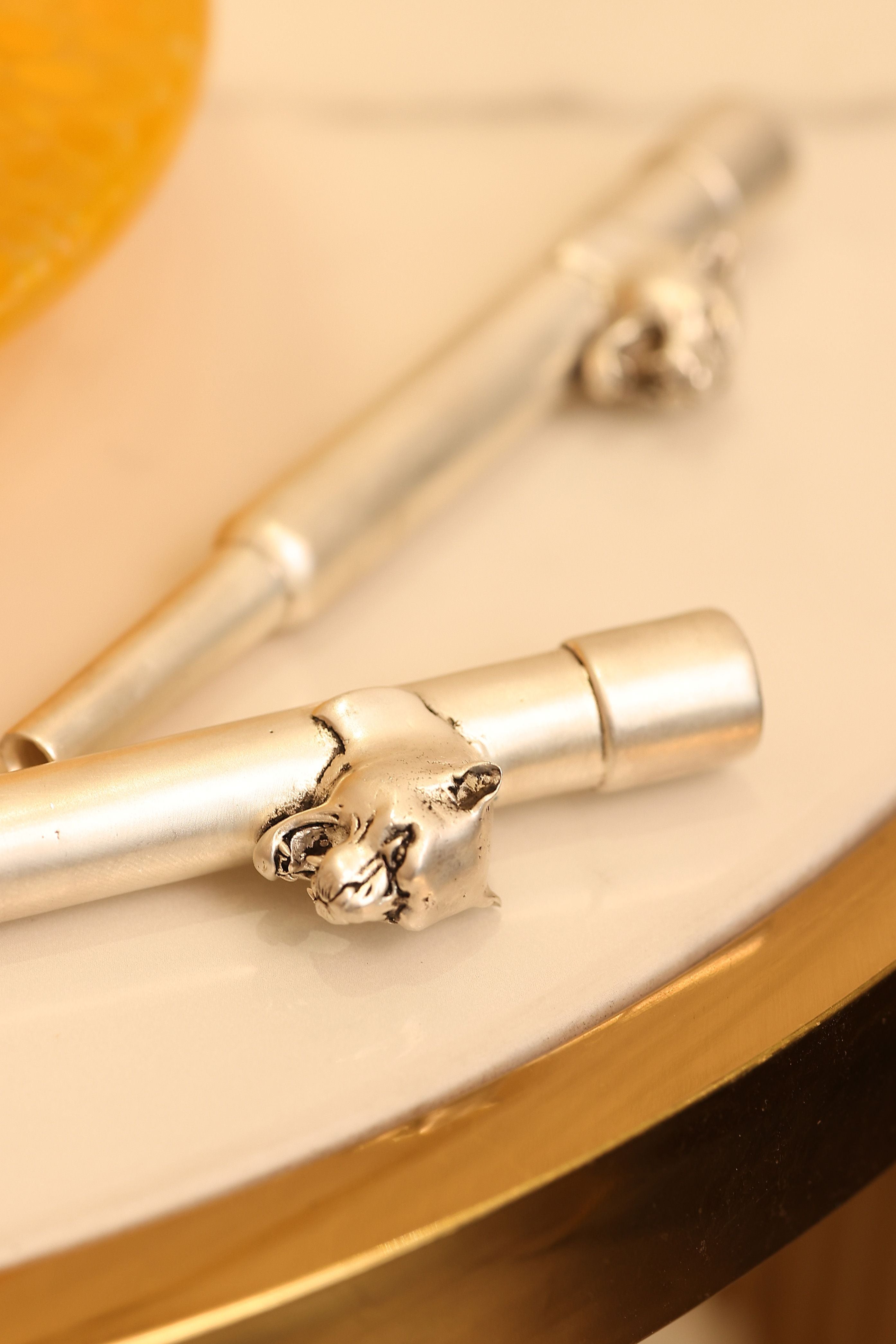 Pure Silver Plated Brass Hookah Tip Set of 2 in Velvet Box | Luxury Mouthpiece Collection | Choose Your Design Pair | Premium Shisha Accessory Gift Set