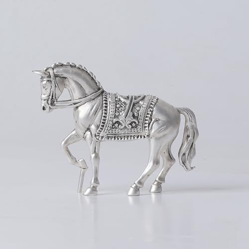 Horse Place Card Holder for Table in Silver Plating