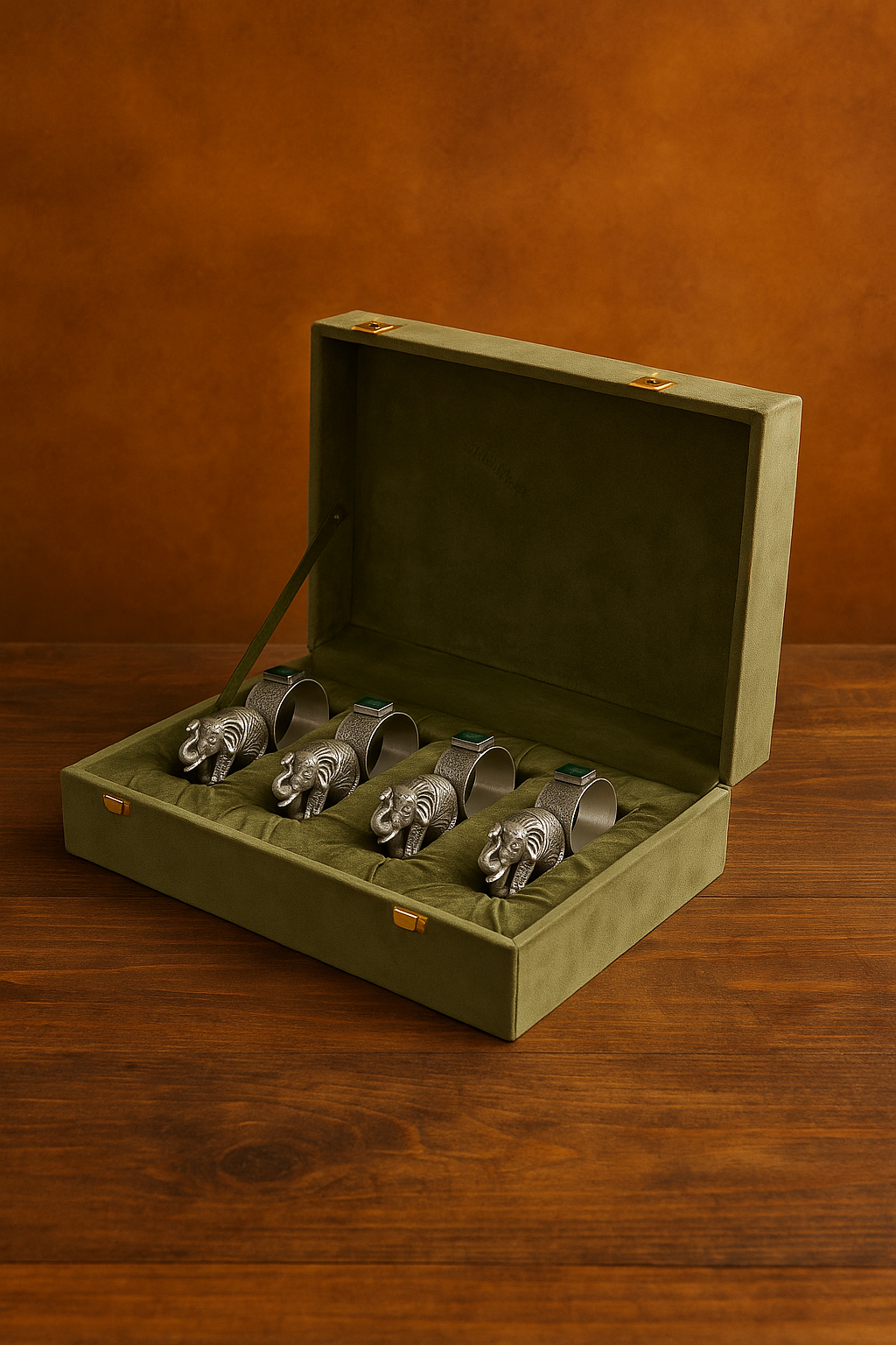 Elephant Napkin Ring (Silver)